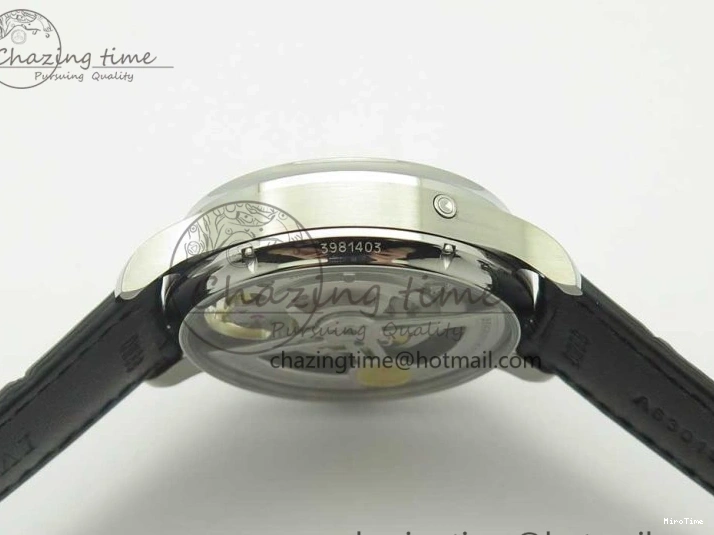 MIROTIME 0227 Sporty Portuguese Tourbillon IW504602 SS ZF Best Edition Blue Dial on Black Leather Strap 7175